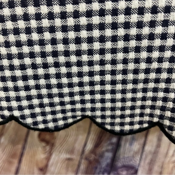 GAP Blue Gingham Print Short Sleeve Dress - Picture 7 of 10